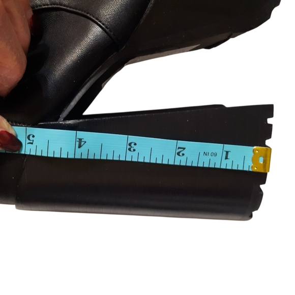 NWT Steve Madden Chunky Black Platform Ankle Boots Kyana 5.5 - Picture 6 of 15